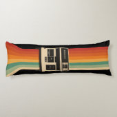 Retro Camera with Rainbow Print ボディピロー (裏面)