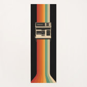 Retro Camera with Rainbow Print ヨガマット (正面)