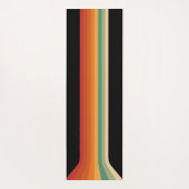 Retro Camera with Rainbow Print ヨガマット (裏面)