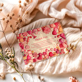 Retro Candy Sweets Valentine Party サンキューカード