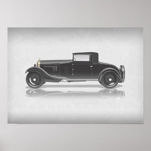 Retro Car Artwork  ポスター (正面)