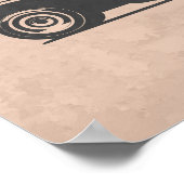 Retro Car Artwork ポスター (角)