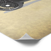 Retro Car Artwork  ポスター (角)