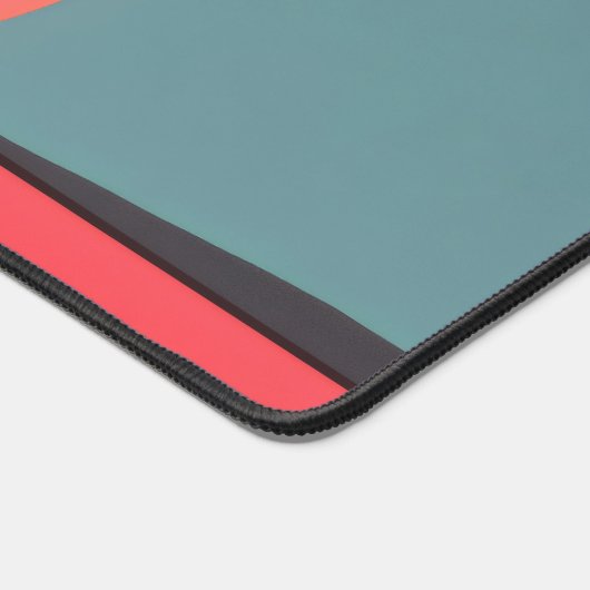 Retro Car Minimal Sunset Artwork デスクマット (コーナー)