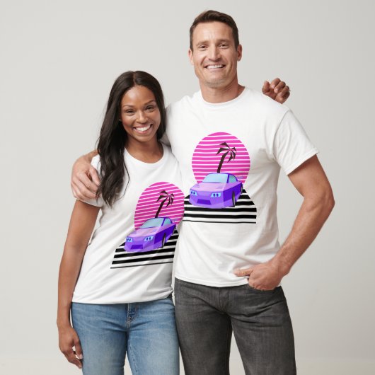 Retro Car Tシャツ (ユニセックス)