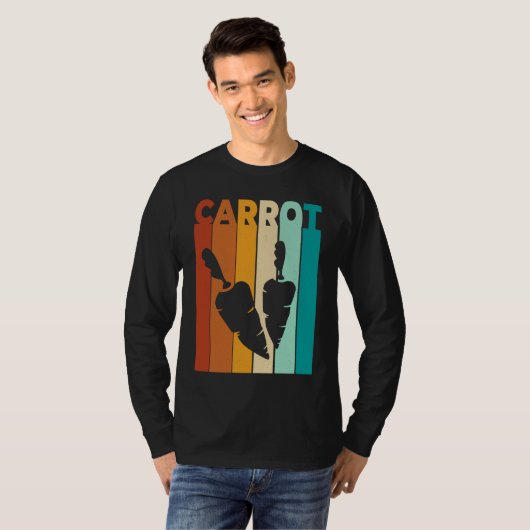 Retro Carrot Tシャツ (正面フル)