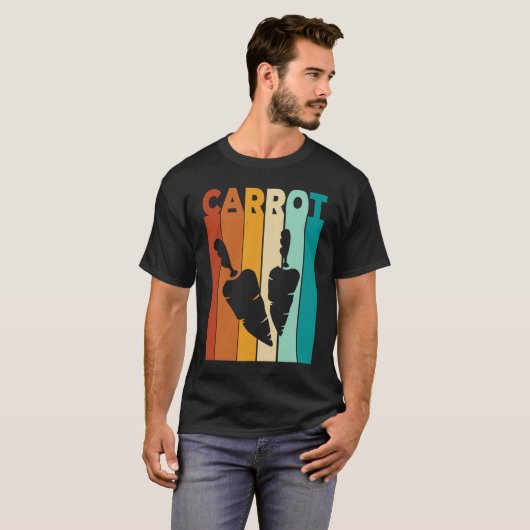 Retro Carrot Tシャツ (正面フル)