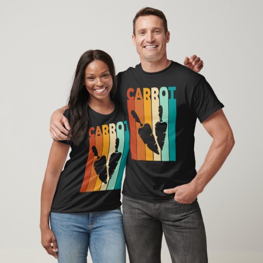 Retro Carrot Tシャツ (ユニセックス)