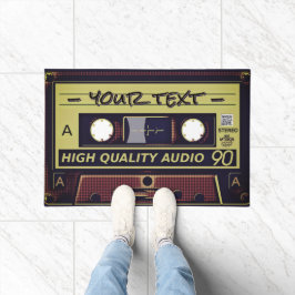 Retro Cassette Pop Art Doormat ドアマット