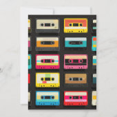 Retro Cassette Tape Pattern – Vintage Music カード (正面)
