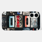 Retro cassettes image on iphone case Case-Mate iPhoneケース (裏面 (横))