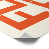 Retro Cat Art Exhibition Poster NYC Feline Show ポスター (角)