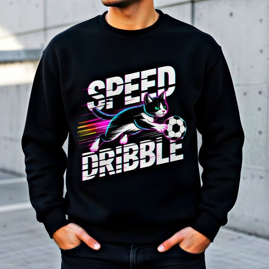 Retro Cat Soccer - Birthday Gift for Pet Lovers スウェットシャツ