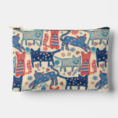 Retro Cats  アクセサリーポーチ (正面)