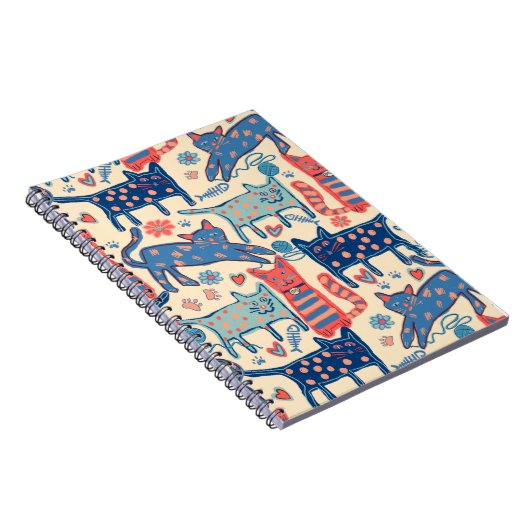 Retro Cats  ノートブック (右側)