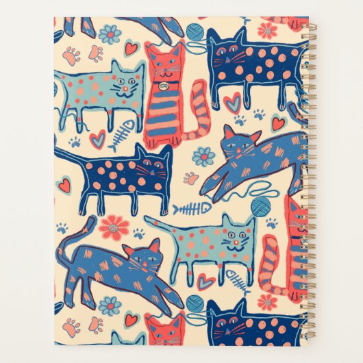 Retro Cats  プランナー手帳 (裏面)