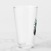 Retro Cats Blue Atomic Starburst Glass | Mid-Centu タンブラーグラス (右)