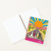 Retro Cats on Vacation Take a Road Trip Journal ノートブック (内部)