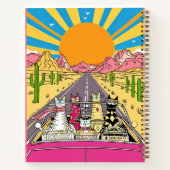 Retro Cats on Vacation Take a Road Trip Journal ノートブック (裏面)