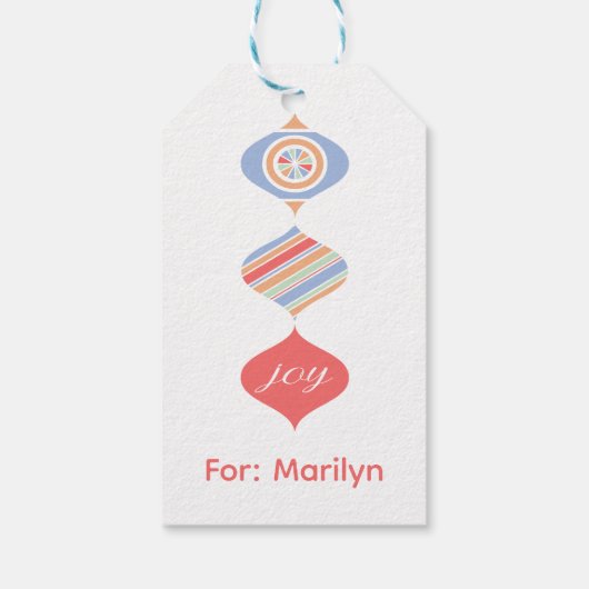 Retro Cheer ギフトタグ (裏面)