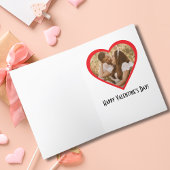 Retro Cherries & Photo Boyfriend Funny Valentine's シーズンカード