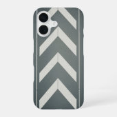 Retro Chevron Road Mark iPhone 16ケース (裏面)