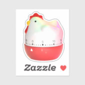 Retro chick シール (シート)