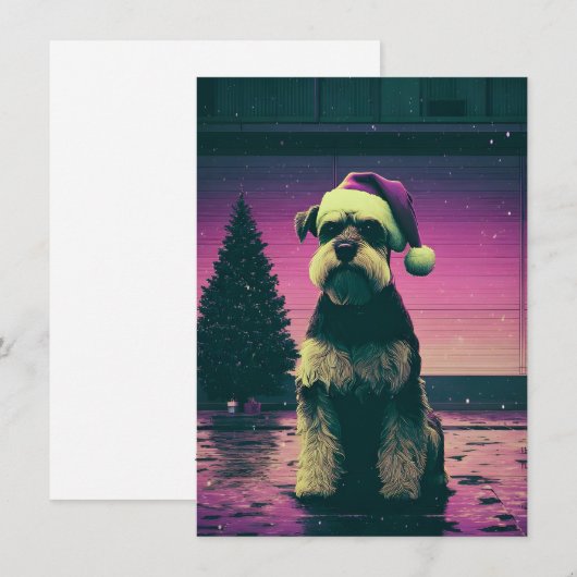 Retro Christmas Cards シーズンカード (正面/裏面)