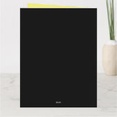 “Retro Christmas Greeting Card – Santa with Gifts” カード (裏面)