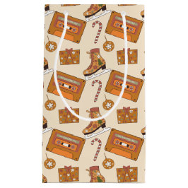 Retro Christmas Joy スモールペーパーバッグ