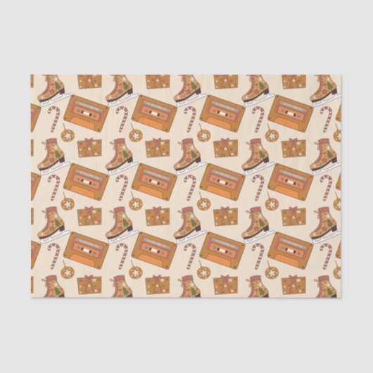 Retro Christmas Joy 薄葉紙 (正面)