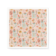 Retro Christmas Napkins