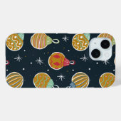 Retro Christmas Ornament Pattern Phone Case Case-Mate iPhoneケース (裏面 (横))