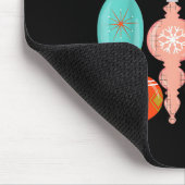 Retro Christmas Ornaments Mid Century Modern  マウスパッド (コーナー)