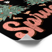 Retro Christmas Tree I Like Them Real Thick And Sp ポスター (角)