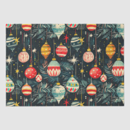 Retro Christmas Tree Ornaments 薄葉紙