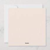 Retro Christmas Tree Simple Rustic Trendy  シーズンカード (裏面)