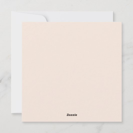 Retro Christmas Tree Simple Rustic Trendy  シーズンカード (裏面)