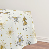 “Retro Christmas Trees | Mid Century Modern テーブルクロス (インサイチュ)