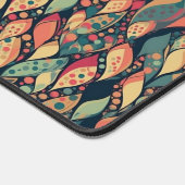 Retro Chromatic Leaf Cascade デスクマット (コーナー)