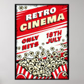 Retro Cinema | Vintage Classic Retro ポスター (正面)