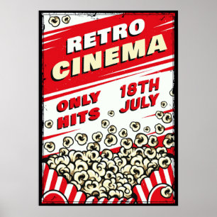 Retro Cinema Vintage Classic Retro ポスター