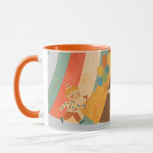 Retro Circus Mug マグカップ (左)