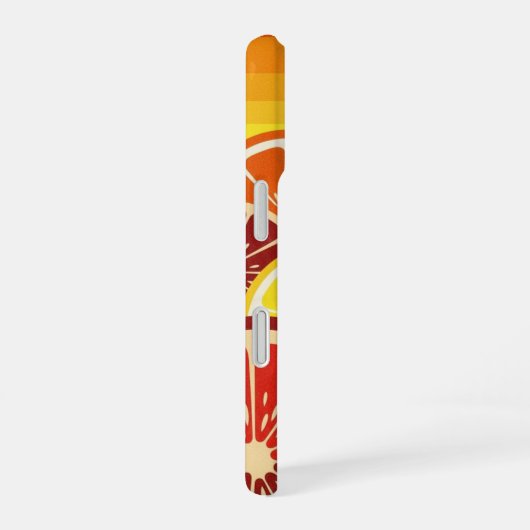 Retro Citrus Horizon iPhone 16ケース (右側面)