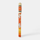 Retro Citrus Orbit iPhone 16ケース (右側面)