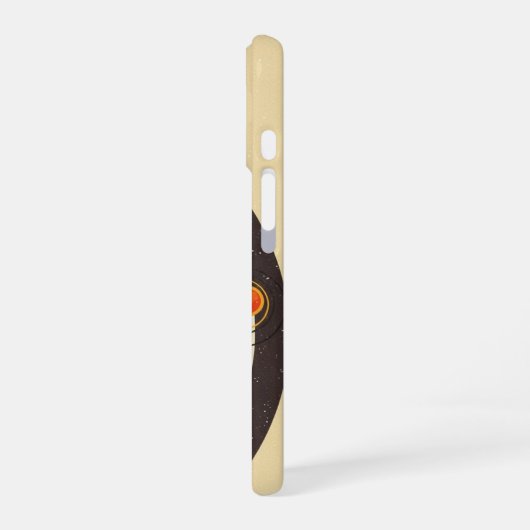 Retro Citrus Orbit iPhone 16ケース (左側面)