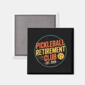 Retro Ckleball Retirement Club Apparel Retro Vinta マグネット (正面/裏面)