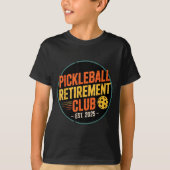 Retro Ckleball Retirement Club Apparel Retro Vinta Tシャツ (正面)