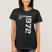 Retro Class of 1972 Senior High School Reunion Vin Tシャツ (正面)