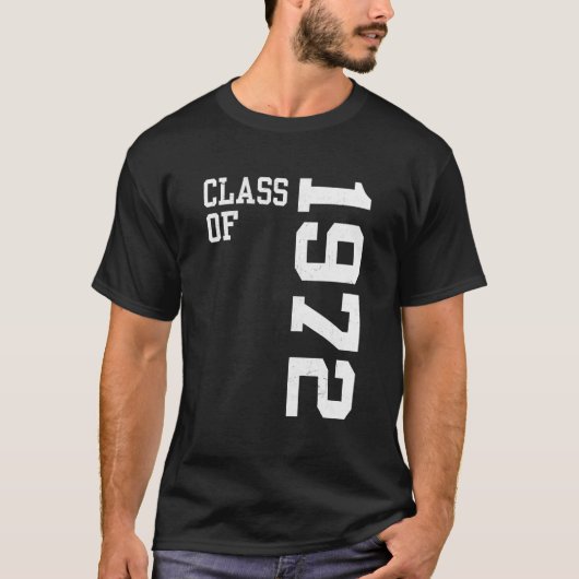 Retro Class of 1972 Senior High School Reunion Vin Tシャツ (正面)
